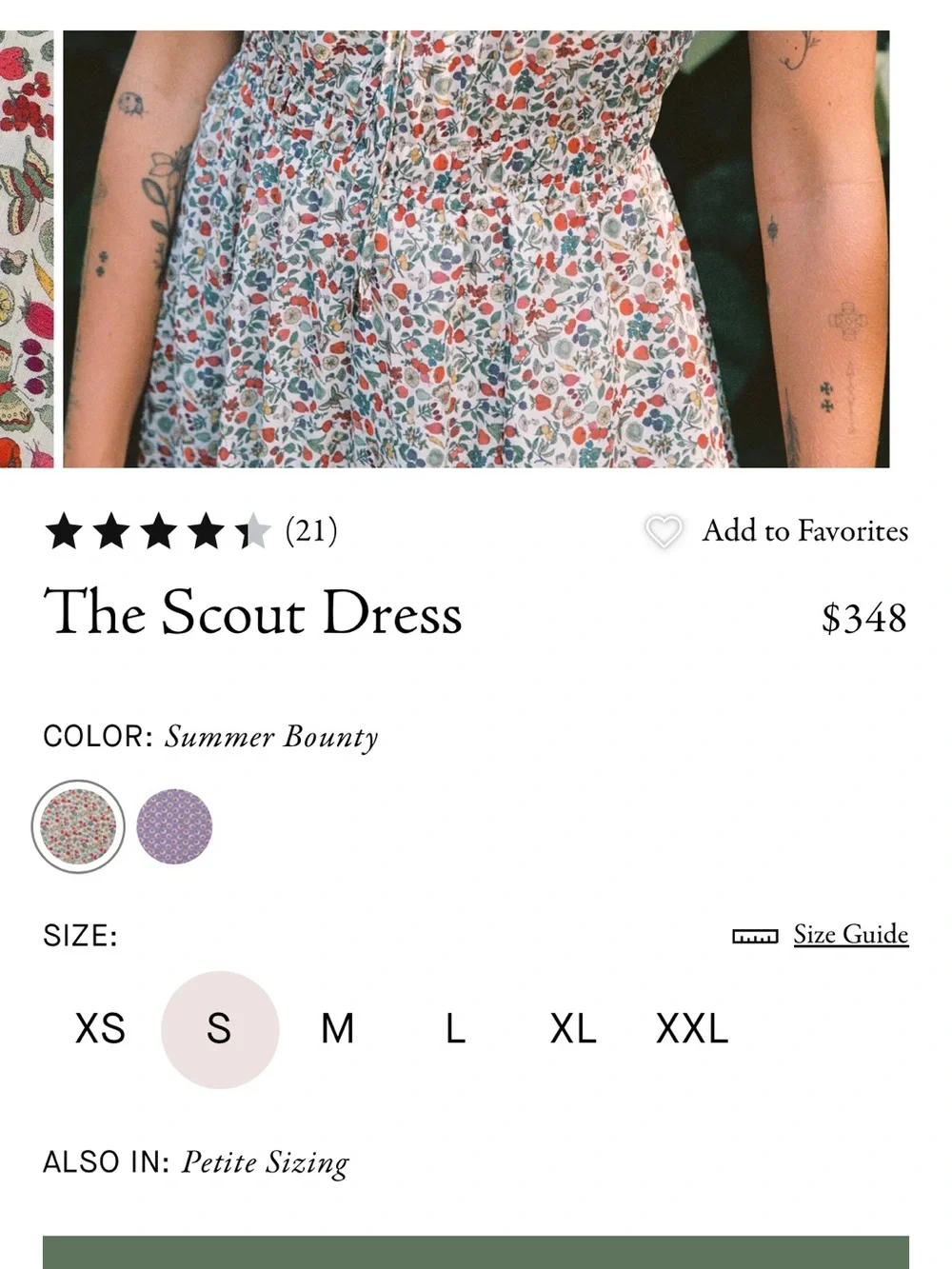 Christy Dawn Cream Maxi Dress with Red Floral Print - Picture 5 of 5